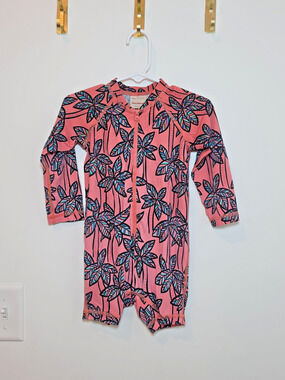 Hannah Anderson Baby Rashguard Swimsuit Size 18-24 m 80 cm Tropical Colorful